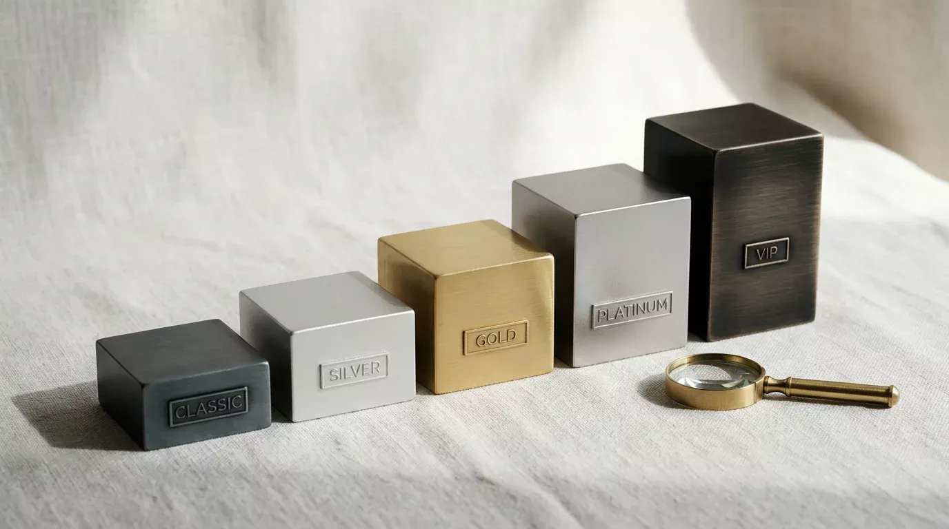 Five rising bars representing the Payz Classic Silver Gold Platinum and VIP account tiers with annotated benefits